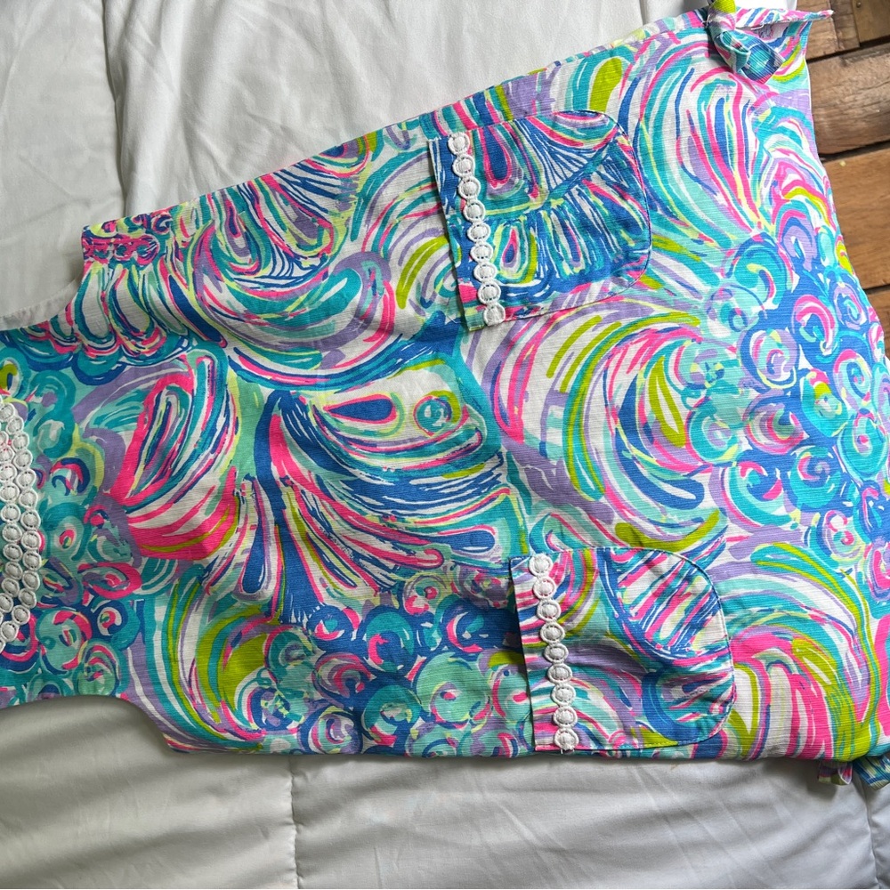 Lilly Pulitzer Kids Dress - Vibrant Pink, Blue, Green Pattern